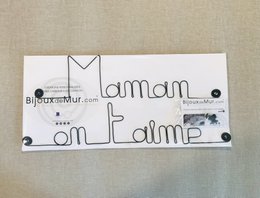 Mother's Day Gift "Mom we love you" - Wire Wall Decoration