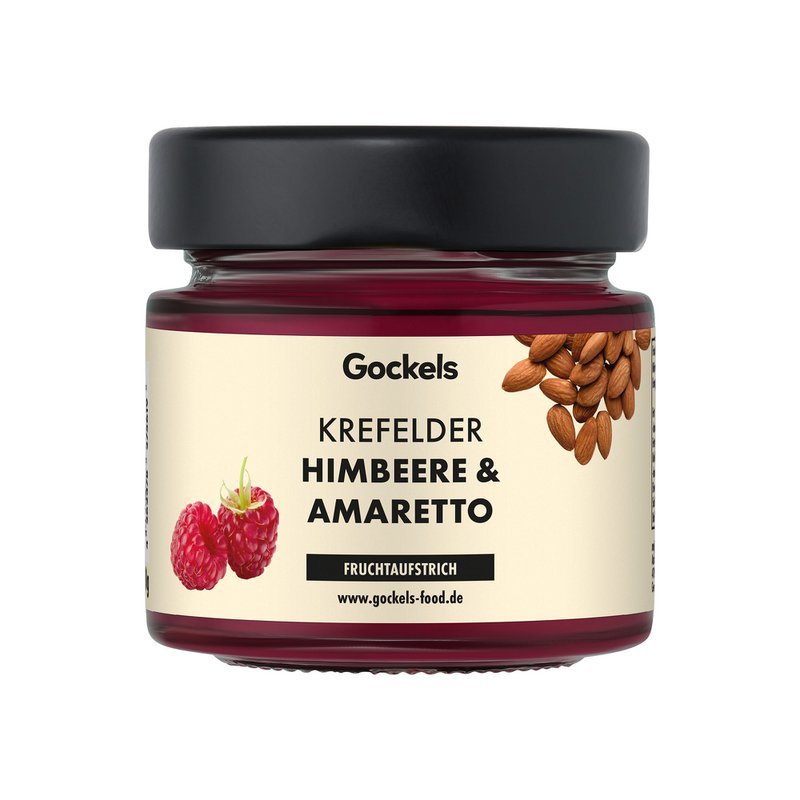 Seductive fruit spread raspberry & amaretto - sweet and aromatic