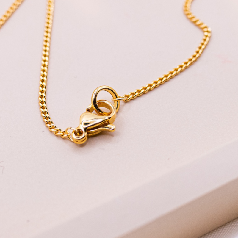 Collana nuvole realizzate in acrilico nuvole bianche - nuvola a catena leggera placcata in oro 18k