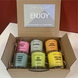 Candela profumata set di colori da 100 ml