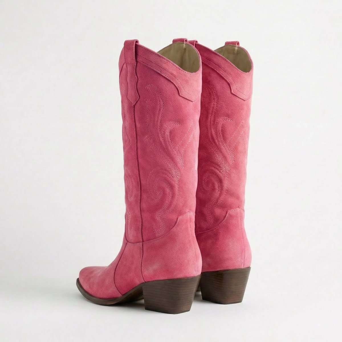Leonie Shell Pink Texan støvler