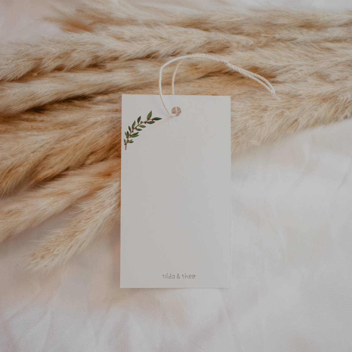 Etiquette cadeau Noël "Merry Christmas" 6x