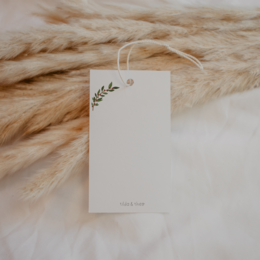 Etiquette cadeau Noël "Merry Christmas" 6x