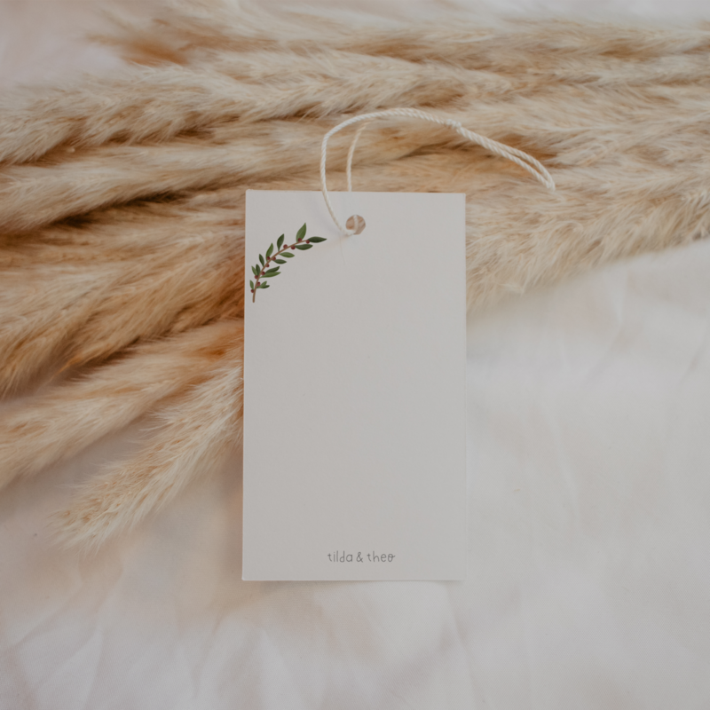 Etiquette cadeau Noël "Merry Christmas" 6x