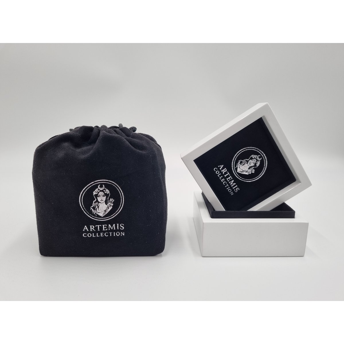 Schmuckboxen / Aufbewahrungsboxen Set "white" edel high glossy
