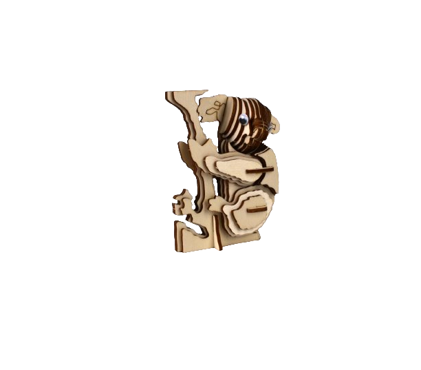 Bouwpakket 3D Puzzel Koala- hout