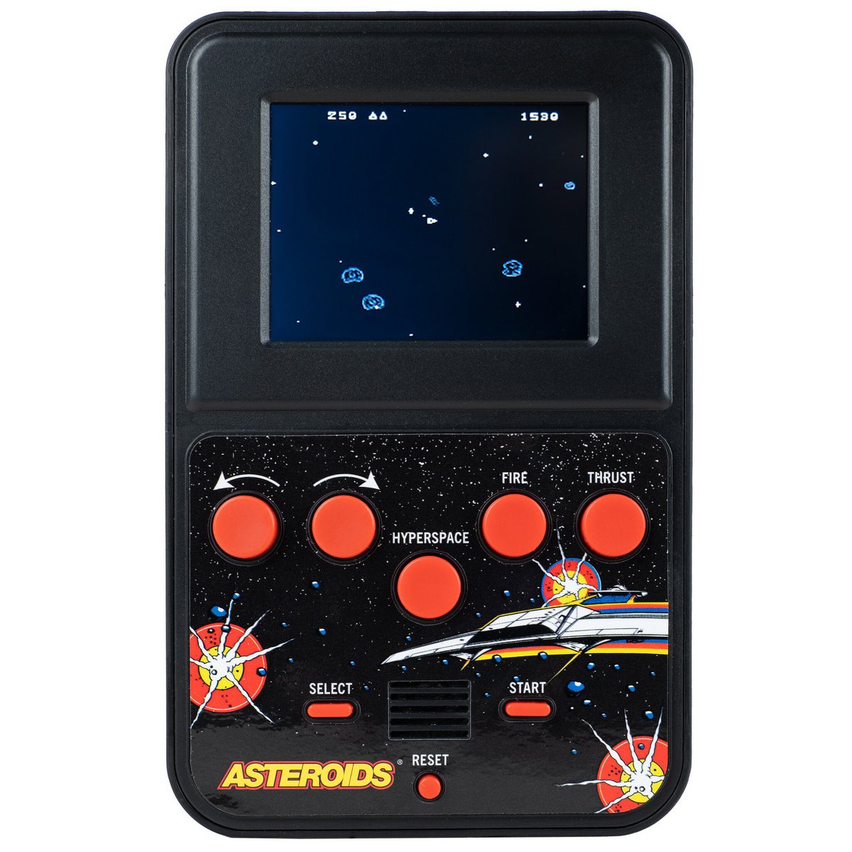 Asteroids - retro gaming handheld