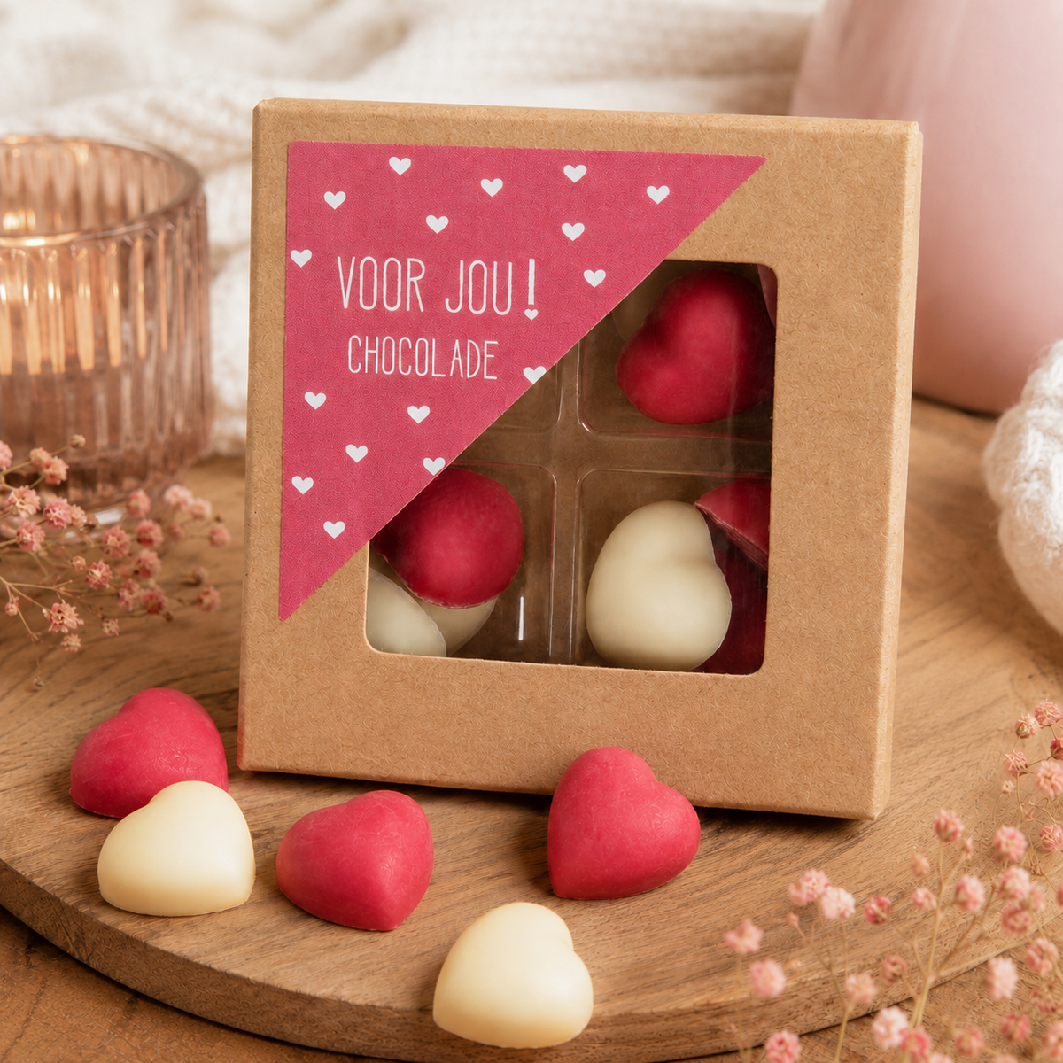 For You Chocolate - Hearts