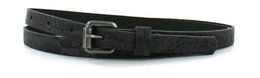 Ceinture en cuir 1,5 cm | imprimé croco