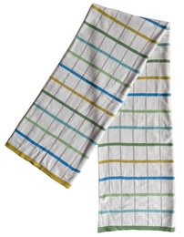 Plaid Jacquard Mina Blu – Morbido cotone spazzolato