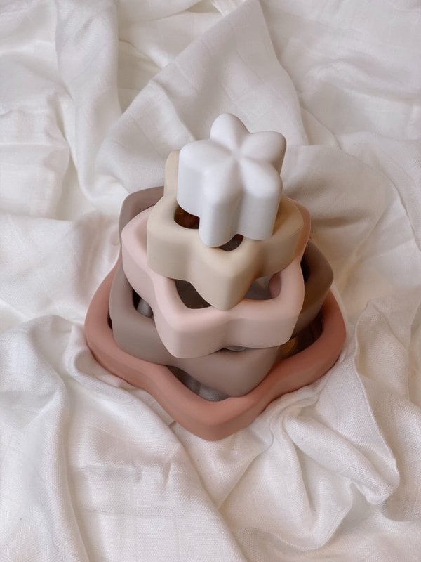 Ensemble empilable en silicone organique Nenina & Co