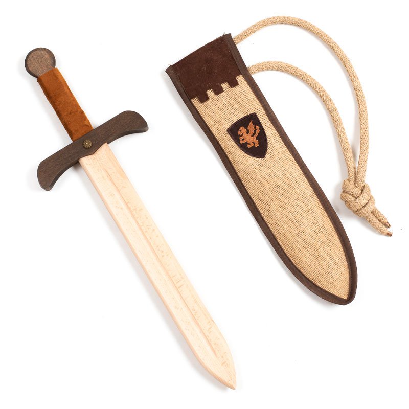 ESPADA KAMELOT NATUR S + ESTUCHE "MARRÓN" - ST397F