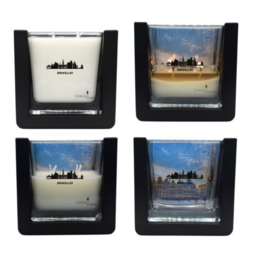 Vela perfumada sorpresa - Ciudades - Bruselas - 235 gr con cera vegana