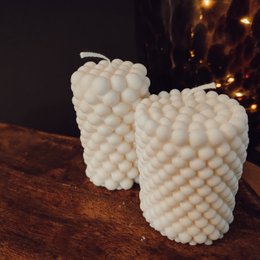 Bubbles M & L candle set - Bubbles M & L Candle Set
