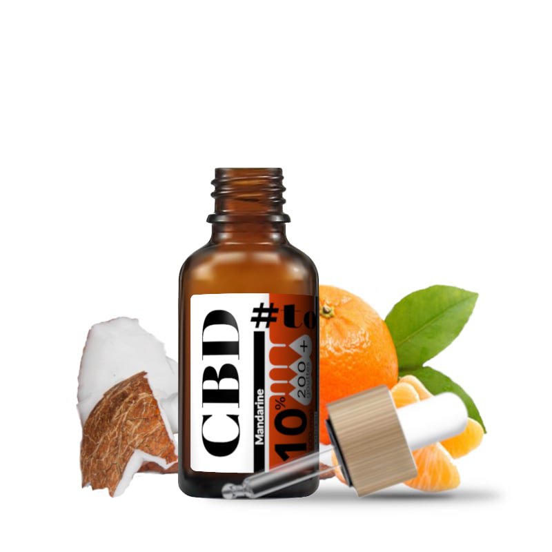 CBD oil 10%, mandarin synergy