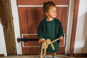 Baby quilted look Dress