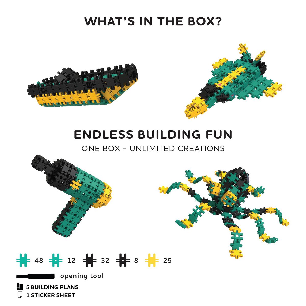 Nano Clics - Creative Builders - 125pcs