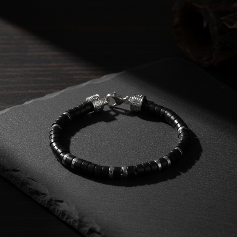 Armband MANTRA | AGATE | 925 SILBER