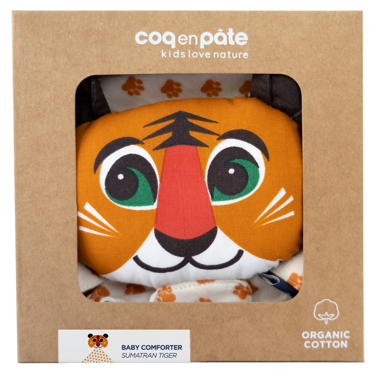 Babydecke aus Bio-Baumwolle, Tiger