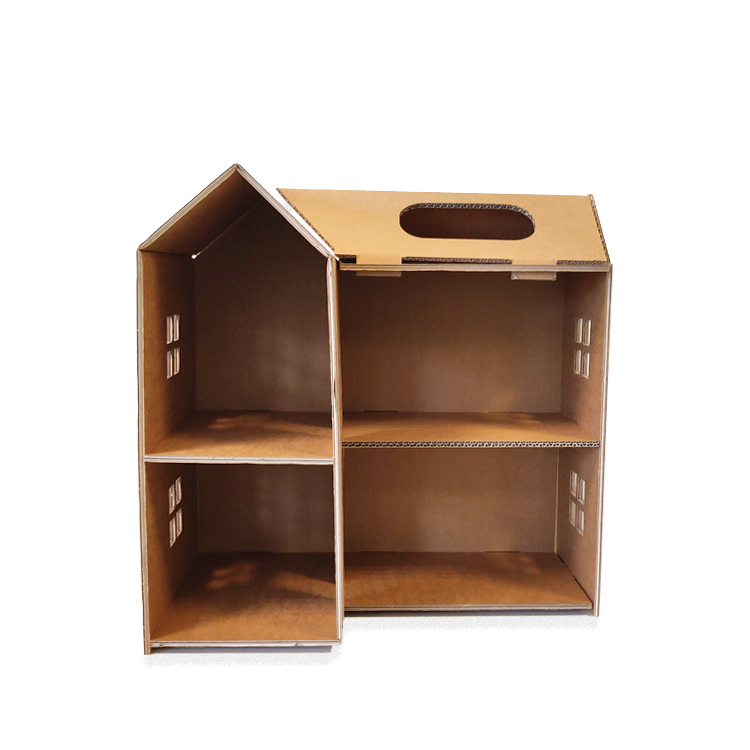 Maison de poupée en carton