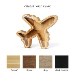 Wooden Piggy Bank Plane