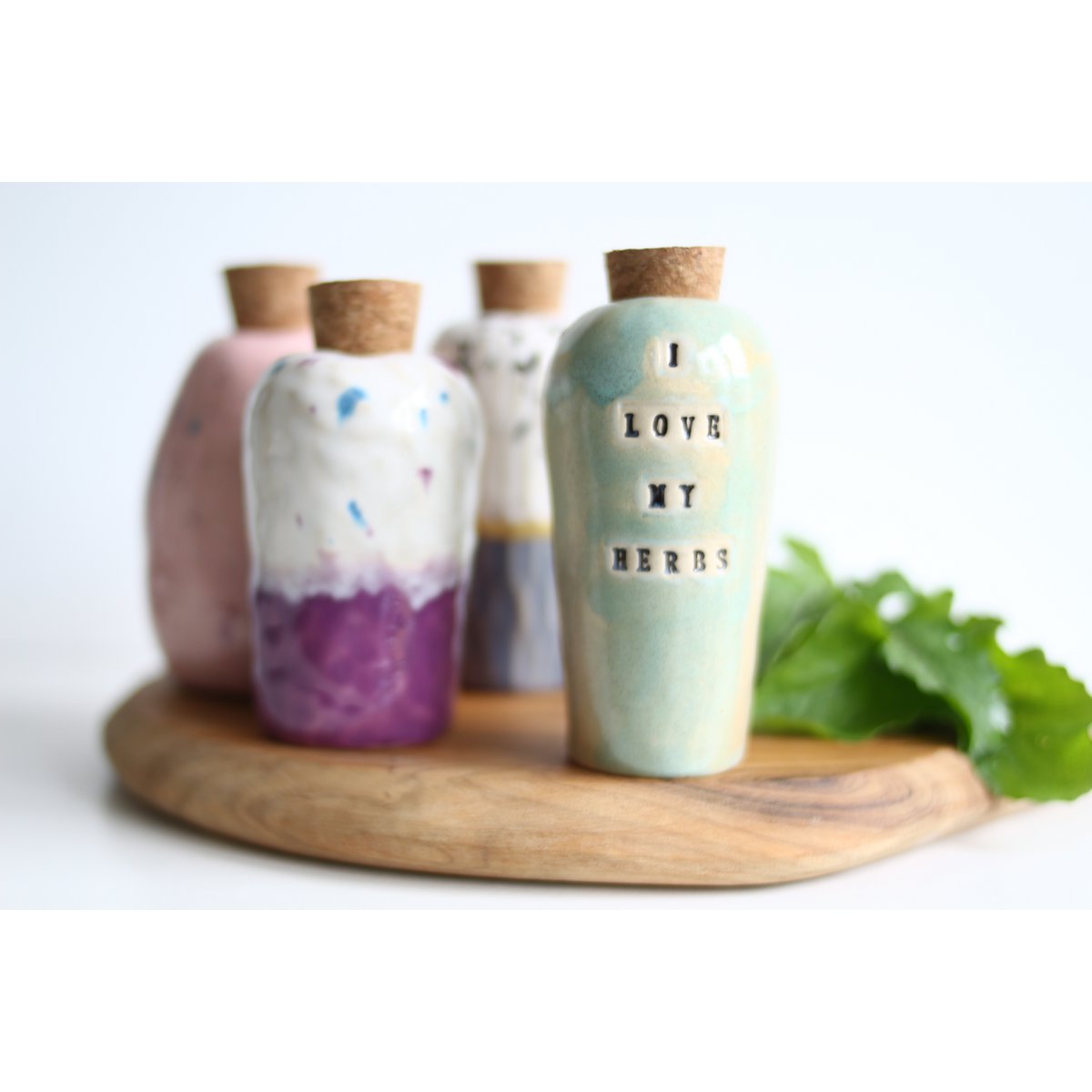 Geschenkset met kruidenpotje en rozemarijn