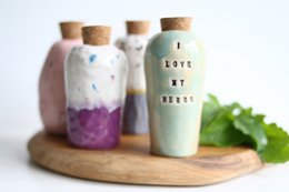 Geschenkset met kruidenpotje en rozemarijn