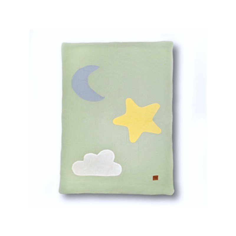 QUILT 2 tog COTON BIO BIO Jour & Nuit Menthe