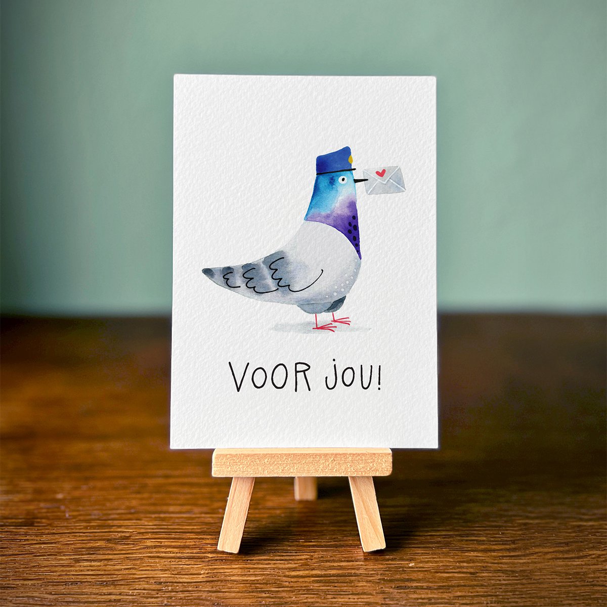Ansichtkaart | Voor jou (Postduif)