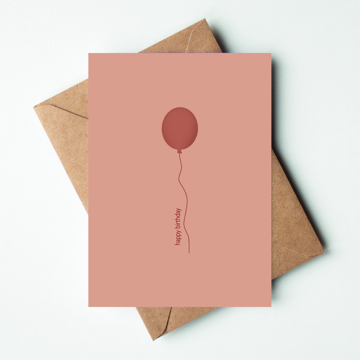 Lykønskningskort ballon | Tillykke med fødselsdagen
