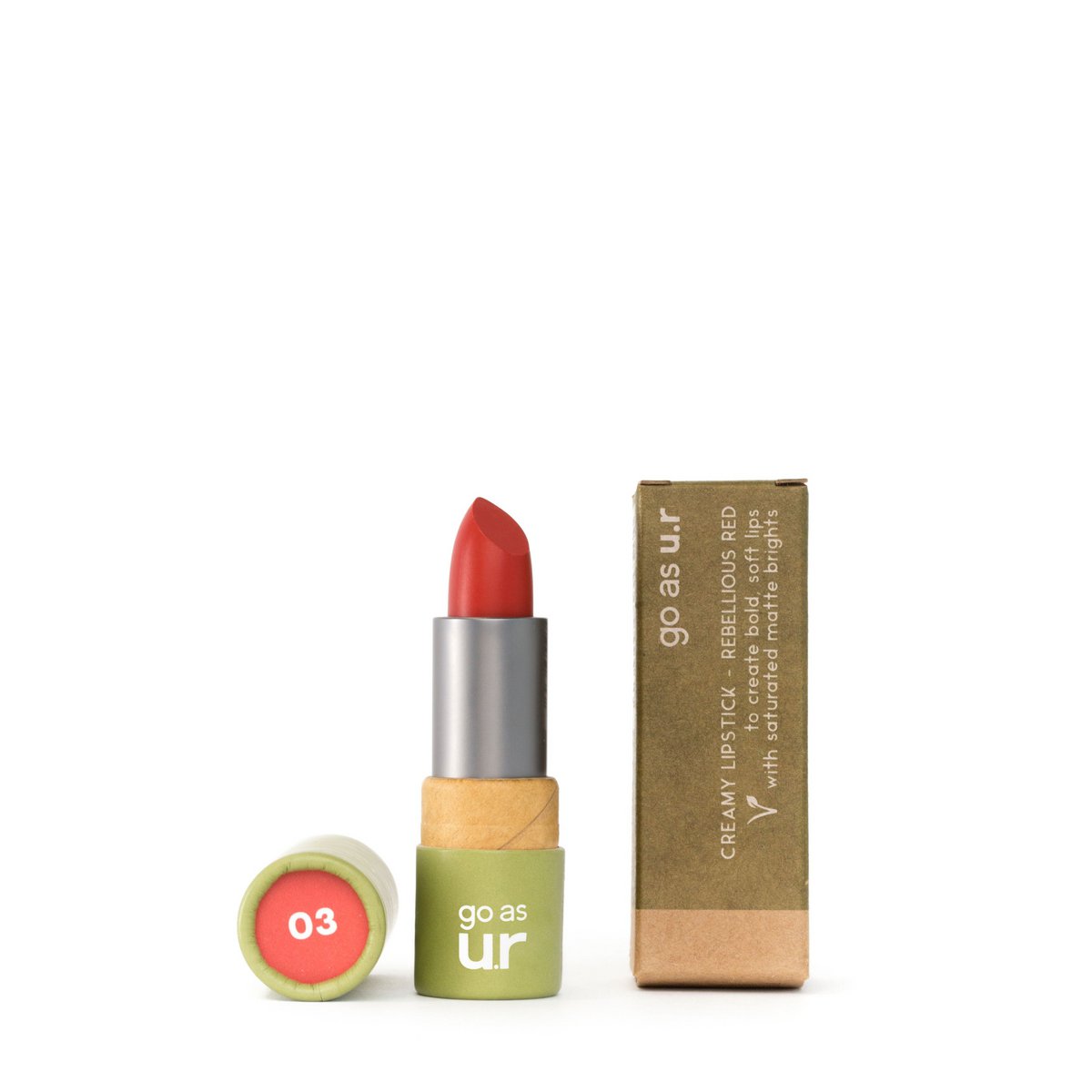 creamy lipstick rebellious red 3