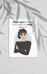 Audrey Hepburn - Cotizaciones Lámina (A4)