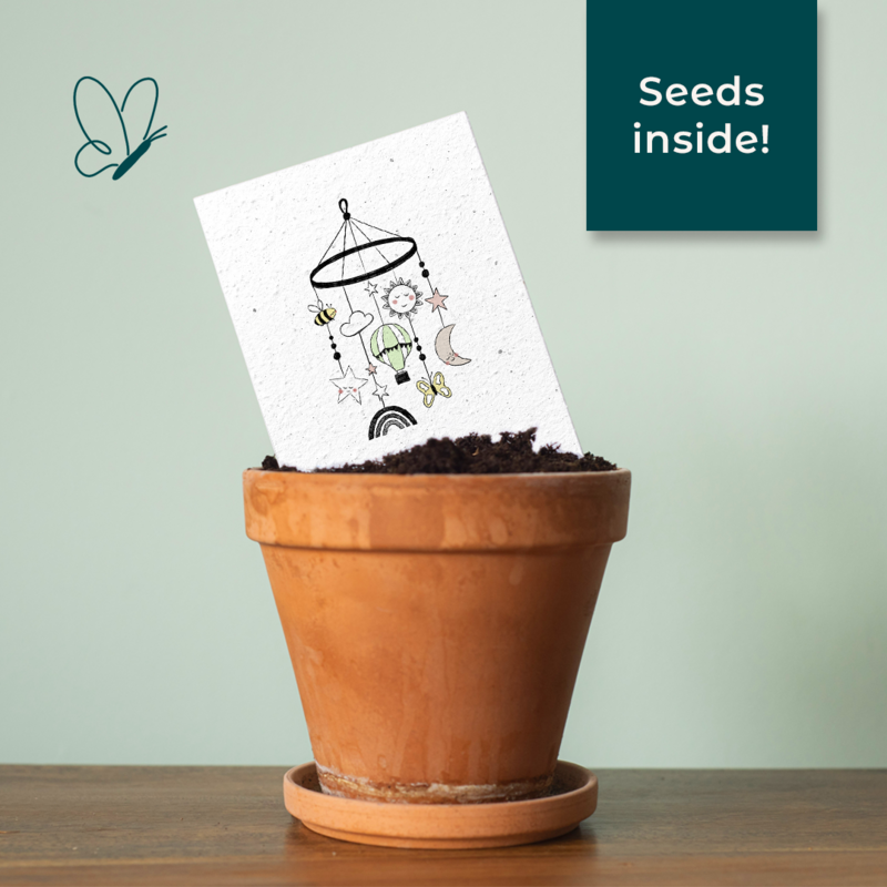 Seed paper greeting card - Mobile