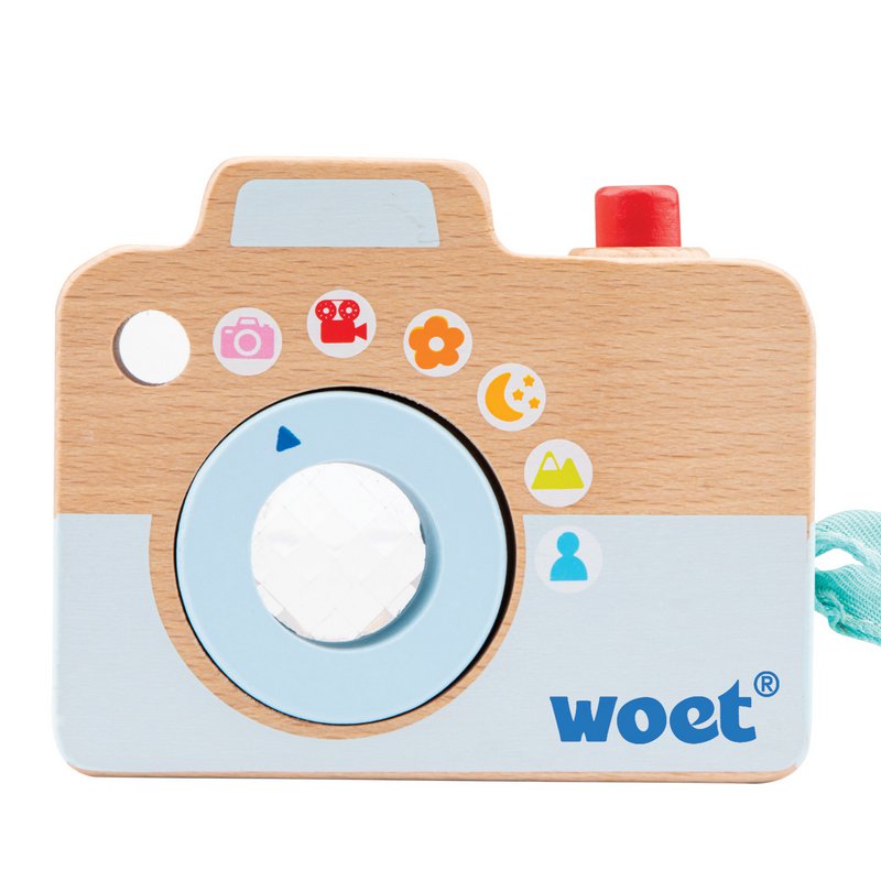 Houten Speelgoedcamera - 'Mijn Eerste Camera'