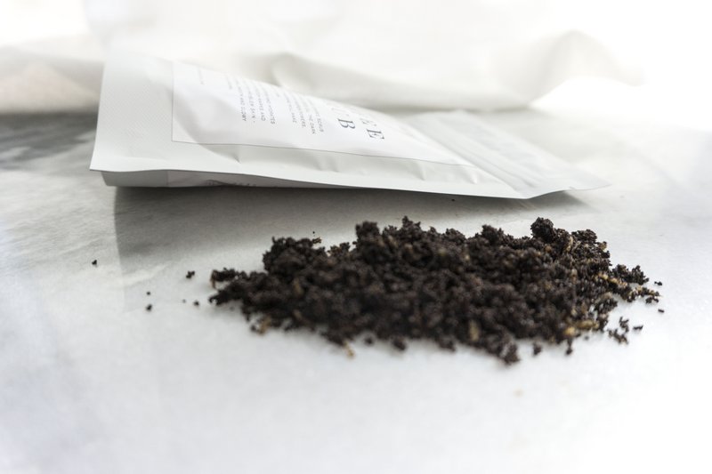 Kokos mandarin kaffe scrub - 100g