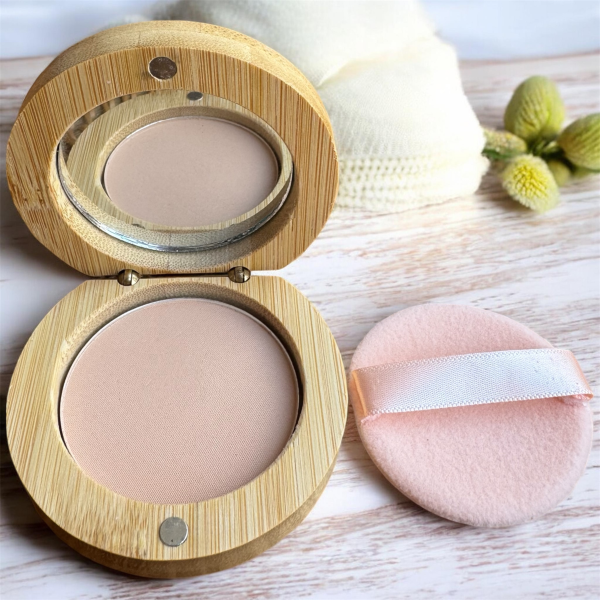 ÉTOILE Matterend Mineraal Compact Poeder – Zonder Talk of Natuurlijk Mica
