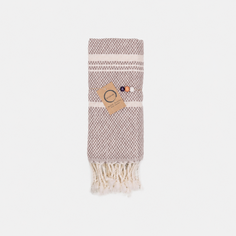 Ecobain Towel "Grit" | Dusty Pier (Taupe)