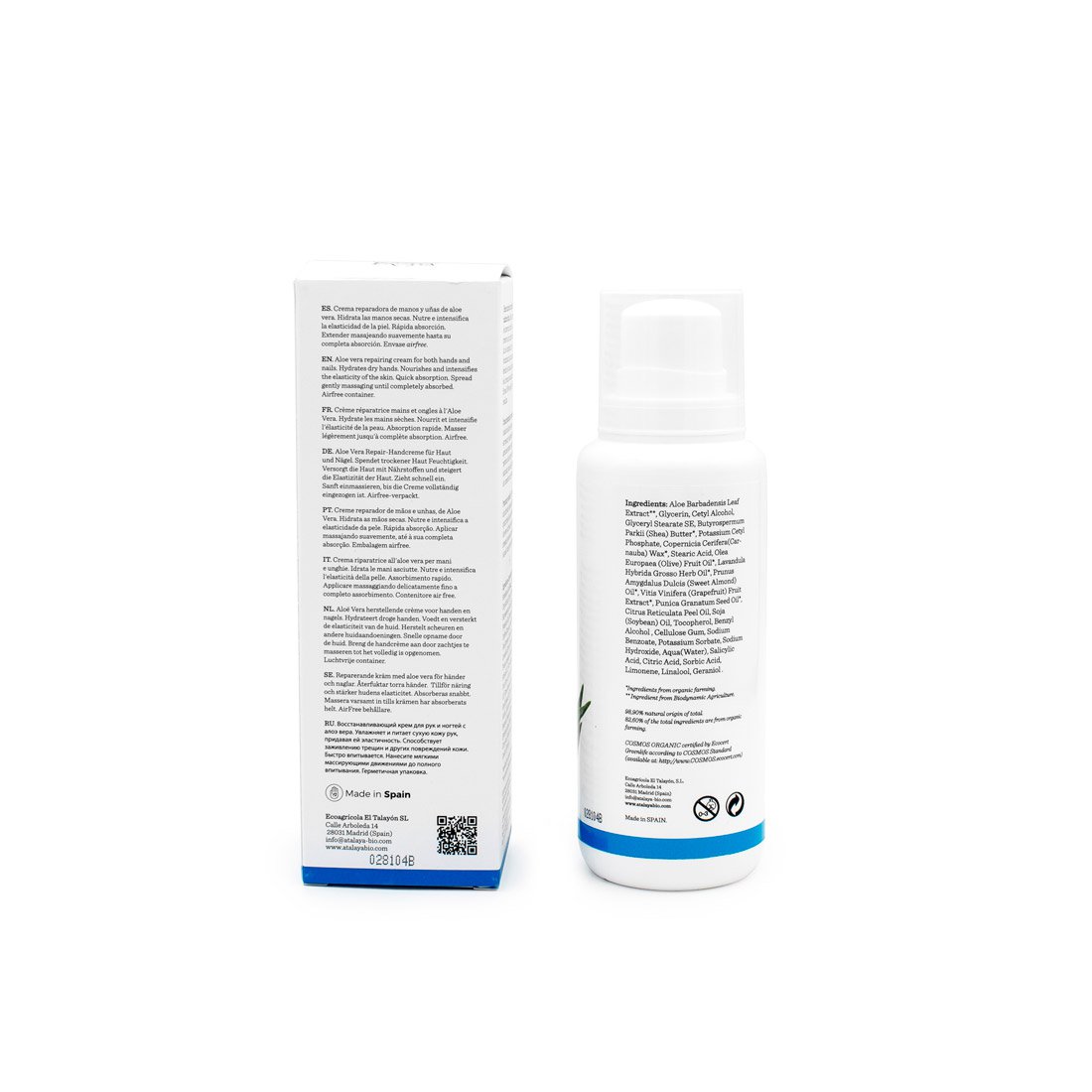 Cosmos Organic Aloe Hand Cream