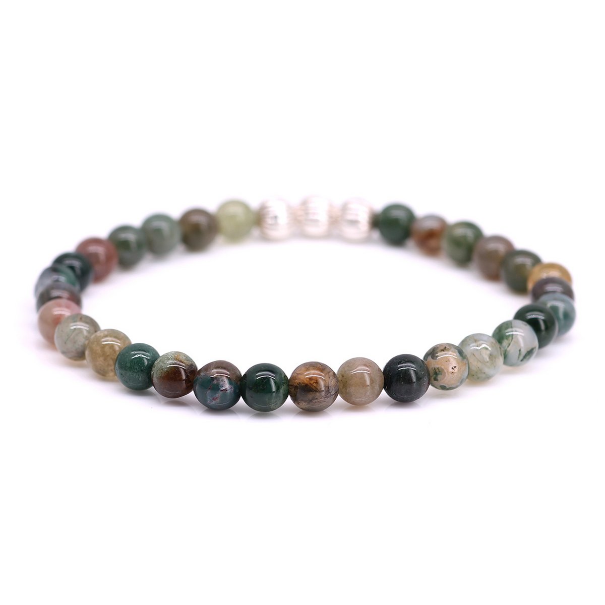 Minimal Green Indian Agate