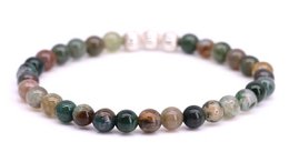 Minimal Green Indian Agate