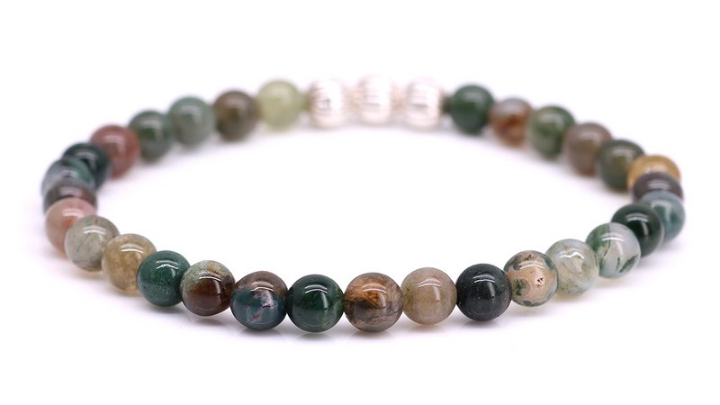 Minimal Green Indian Agate