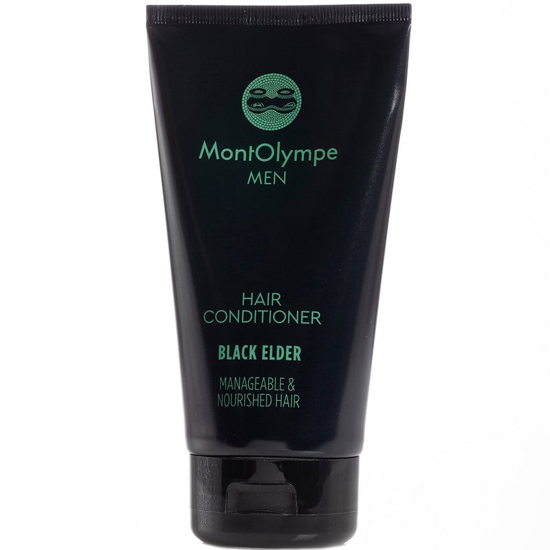 Condizionatore di capelli anziani neri