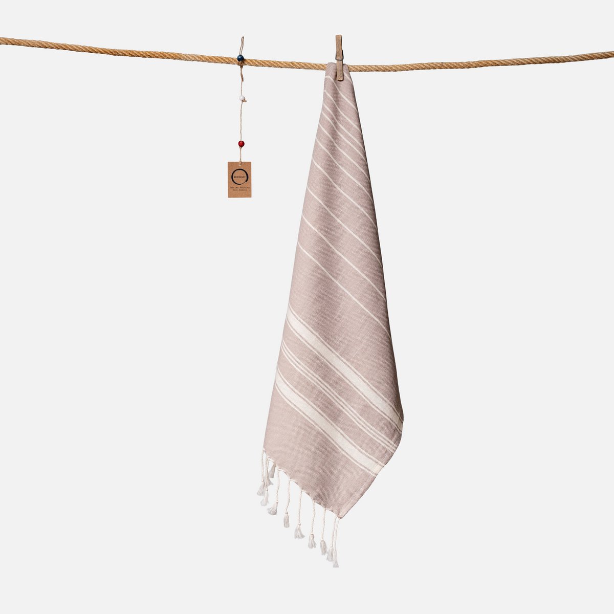 Ecobain Towel "New Classic" | Dusty Pier (Taupe)