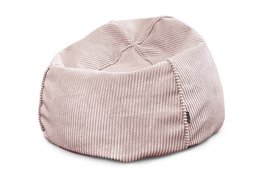 CHILLAX M sækkestol, fløjlsbukser, Lincoln 61 Pink
