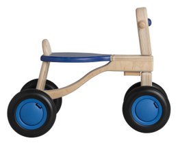 Van Dijk Toys Berken Houten Balance Bike From 1 Year - Blue (Childcare Quality)