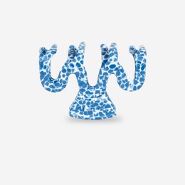 Clip per capelli - denim onda