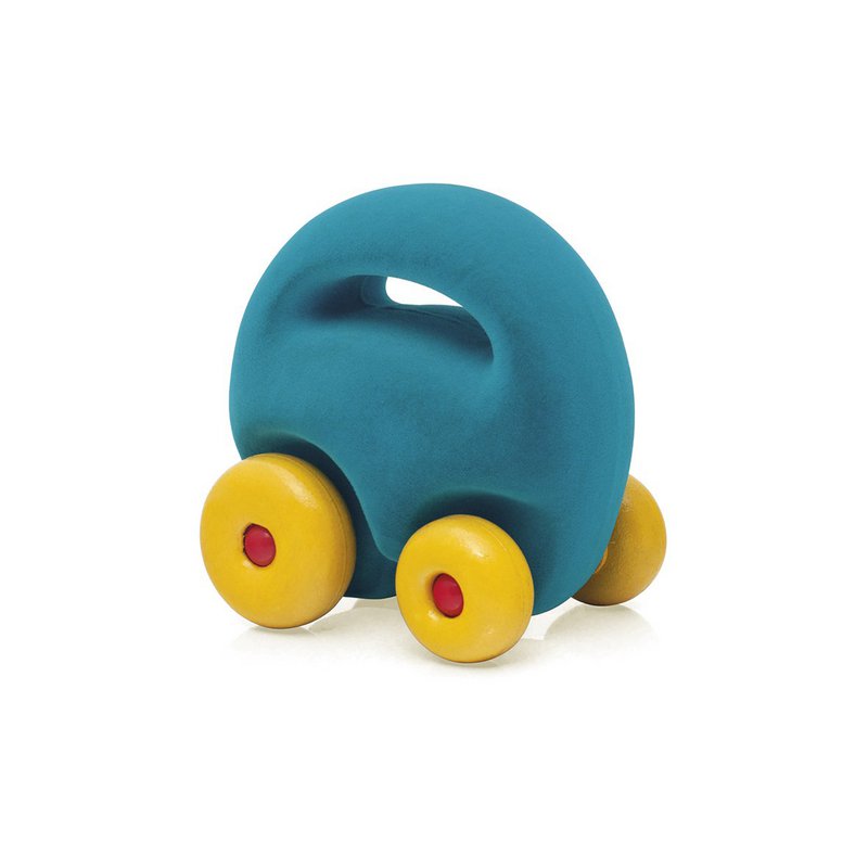 Rubbabu - Turkis maskot bil - 12x8x12cm (emballage)