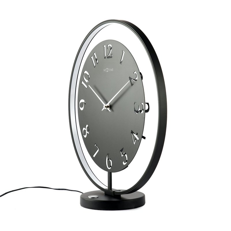 Horloge de table - 40 x 40,5 cm - Métal - Unité lumineuse - 'Ting Table'