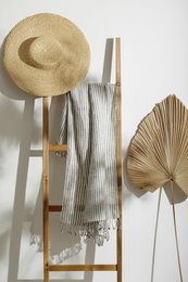 Telo mare in lino / Righe grigie