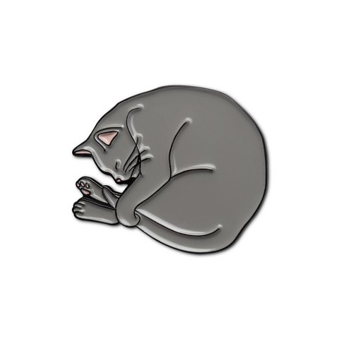 Emaille Pin "Slapende Kat"